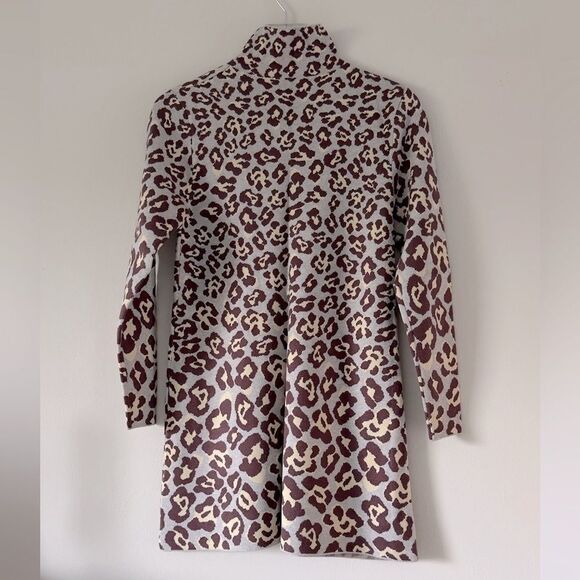 ⭕️ Zara Animal Print Long Sleeve Dress Medium - Picture 5 of 5